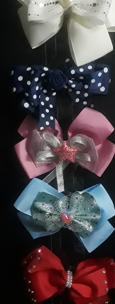 Set of 5 gilrs hair bows